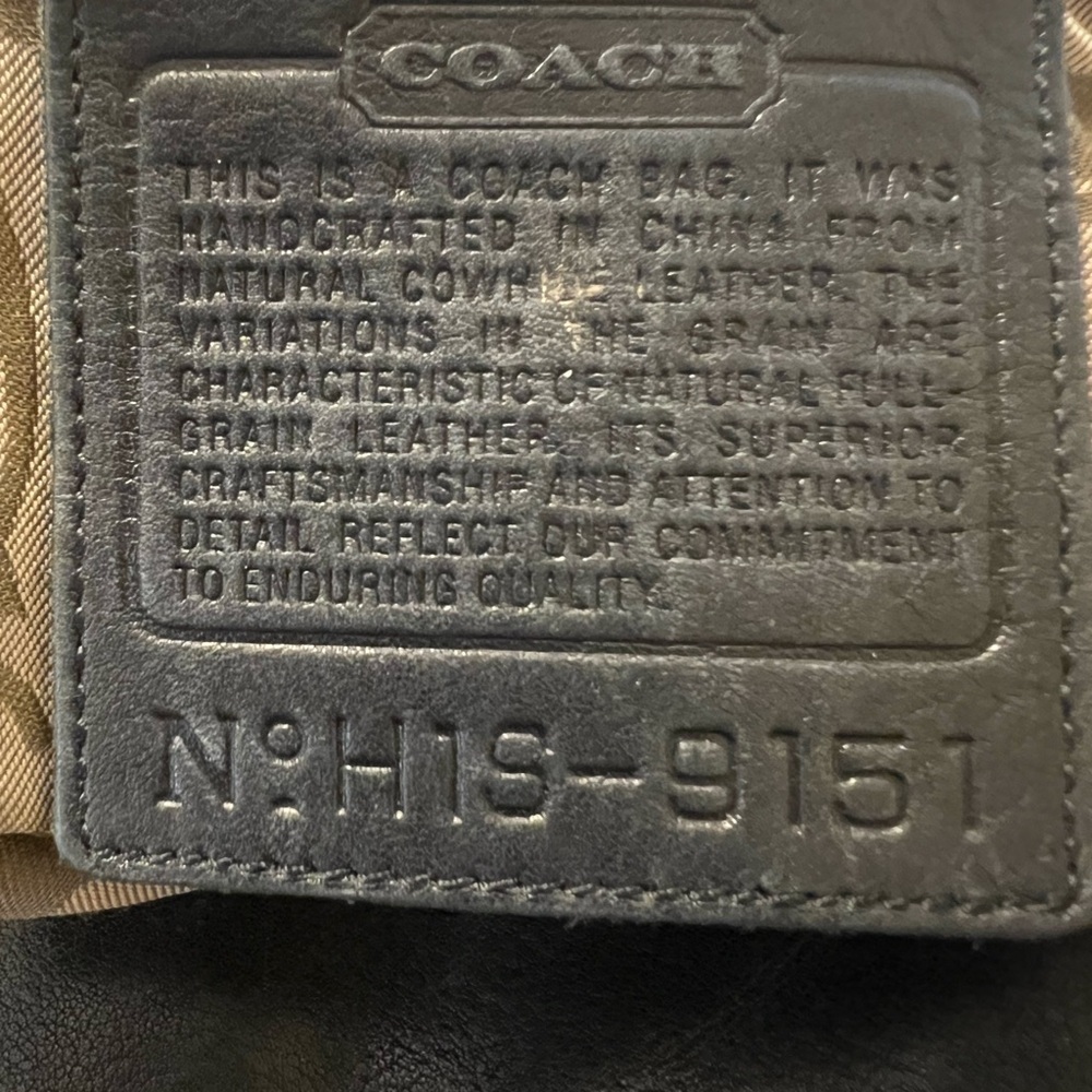 Vintage Coach Leather Bag - Picture 8 of 13